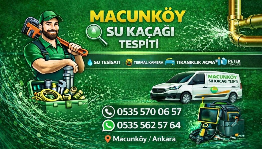 Macunköy Su Kaçağı Tespiti